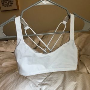 LULULEMON white sports bra size 6